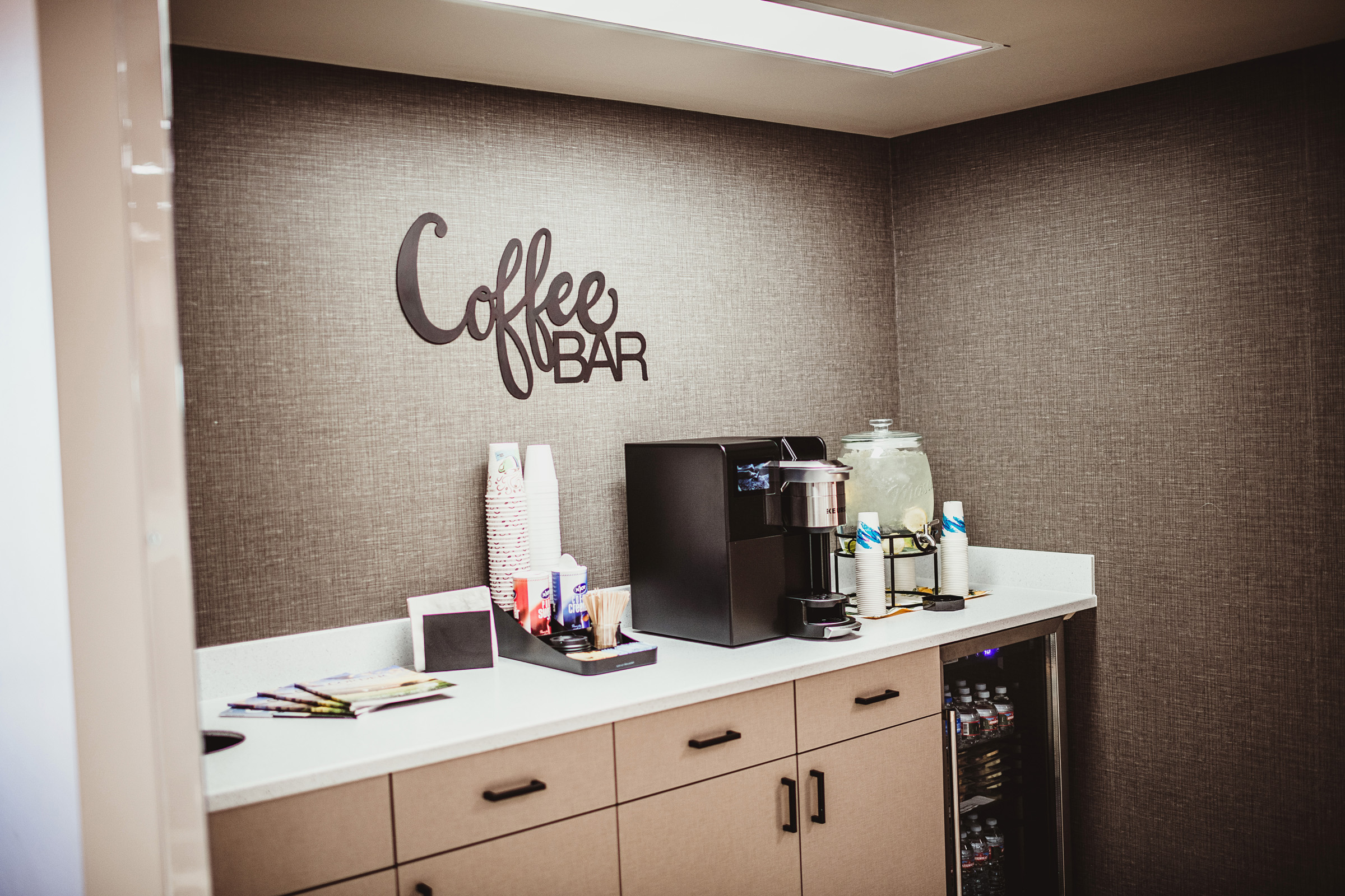 Coffee station in office